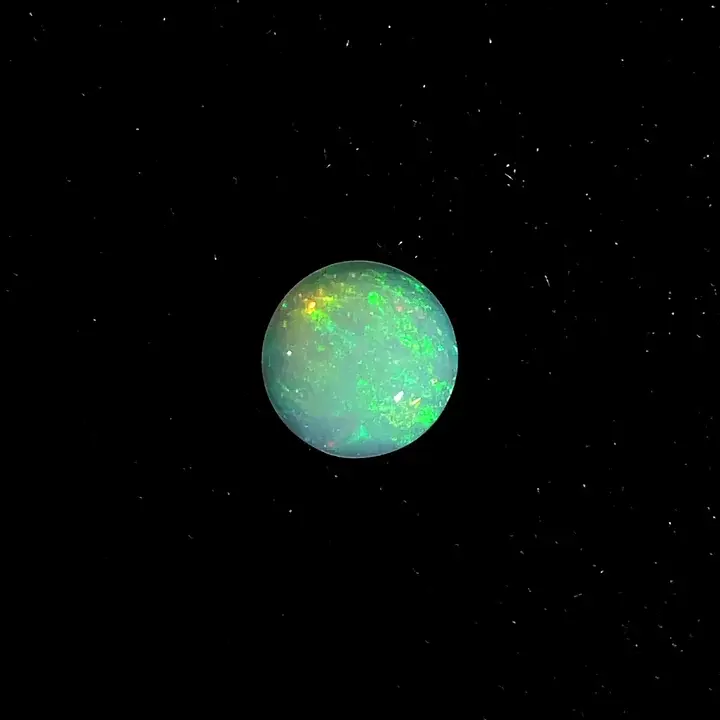 0.92 ct Colorless Opal - Round