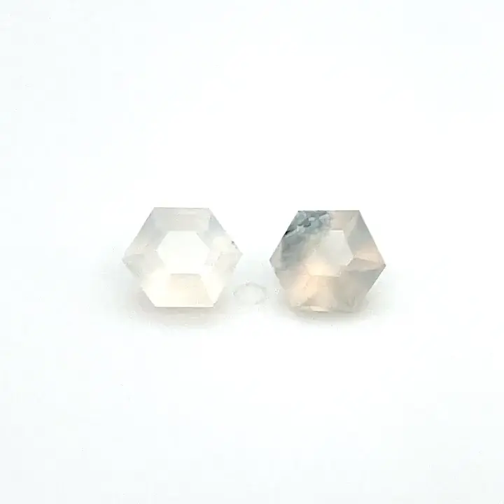 1.51 ct Colorless Agate - Hexagon