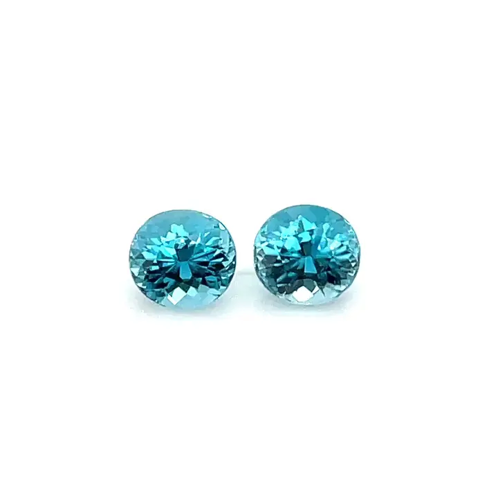 1.63 ct Blue Zircon - Oval