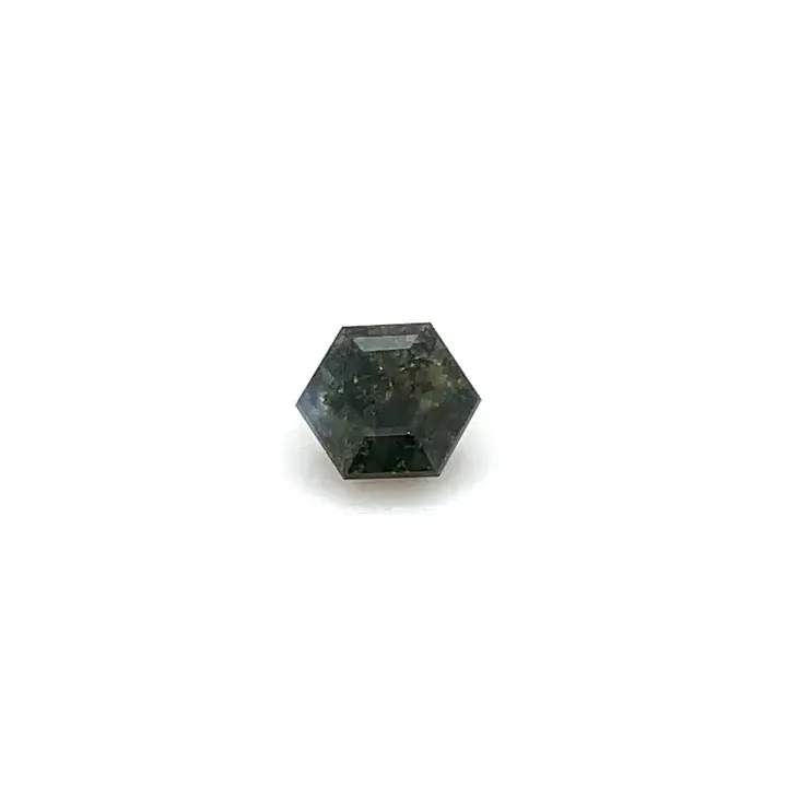 0.99 ct Green Agate - Hexagon
