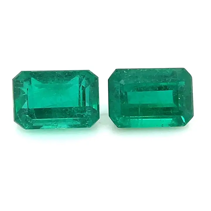 7.01 ct Green Emerald - Emerald Cut