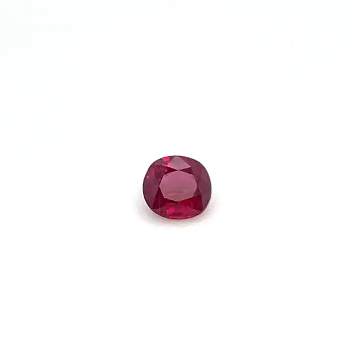 0.58 ct Red Ruby - Cushion
