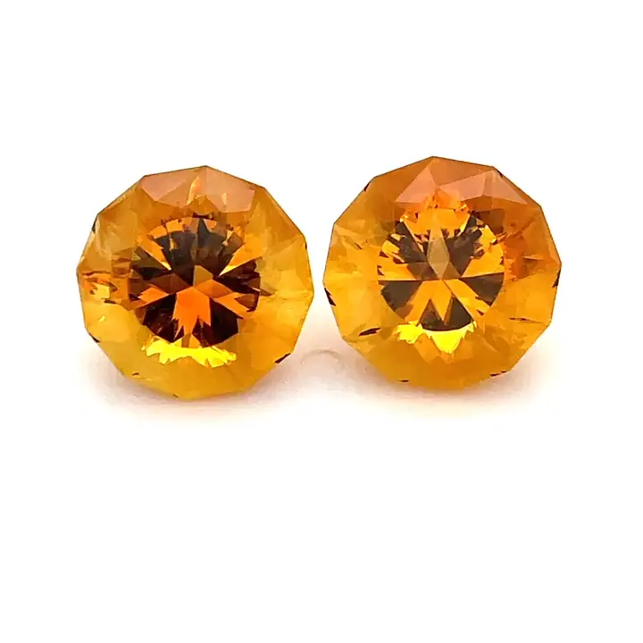 7.58 ct Orange Citrine - Round