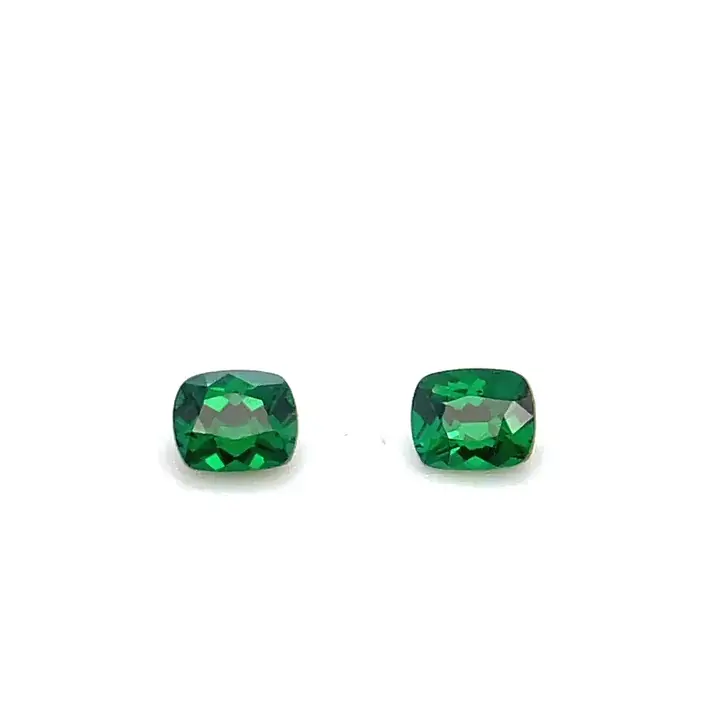 1.21 ct Green Garnet-Tsavorite - Cushion