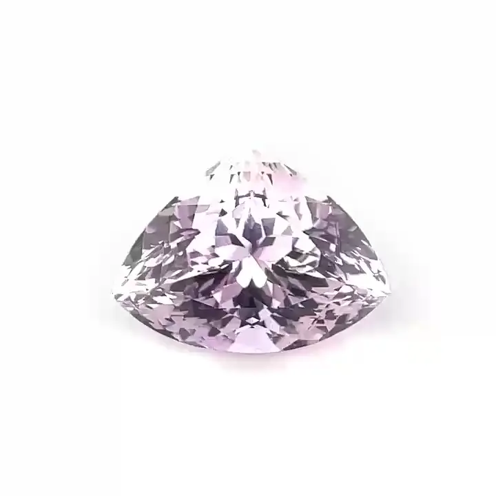 10.42 ct Pink Kunzite - Trillion