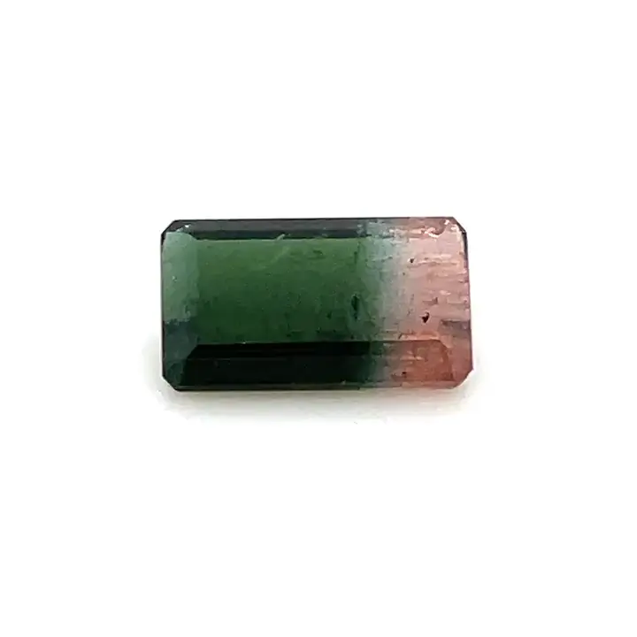 1.93 ct Bi-color Tourmaline - Emerald Cut