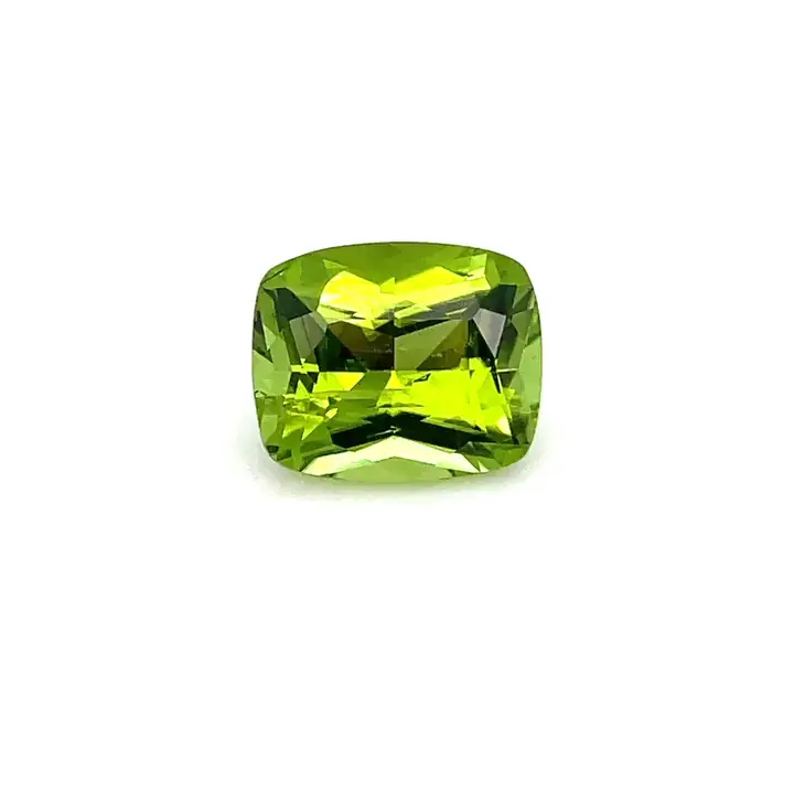 3.45 ct Green Peridot - Cushion