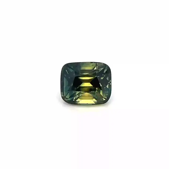 3.75 ct Green Sapphire - Cushion