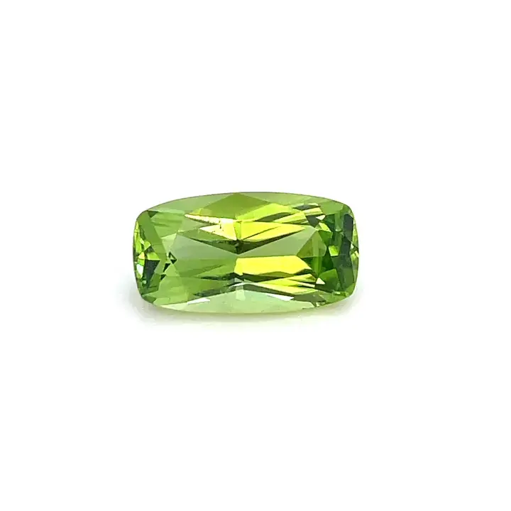 3.08 ct Green Peridot - Cushion