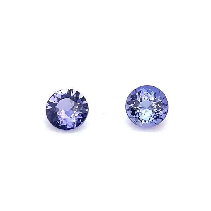 1.29 ct Purple Tanzanite - Round