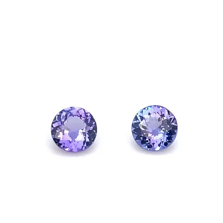 1.54 ct Purple Tanzanite - Round