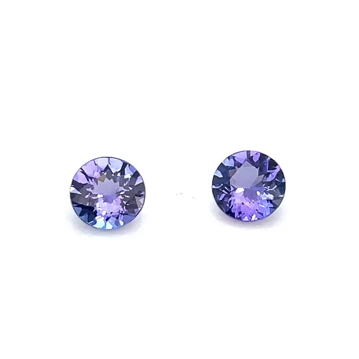 1.14 ct Purple Tanzanite - Round