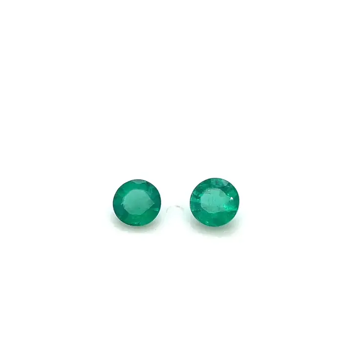 1.19 ct Green Emerald - Round
