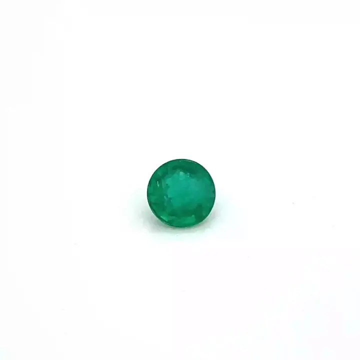 0.58 ct Green Emerald - Round