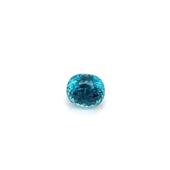 1.75 ct Blue Zircon - Cushion