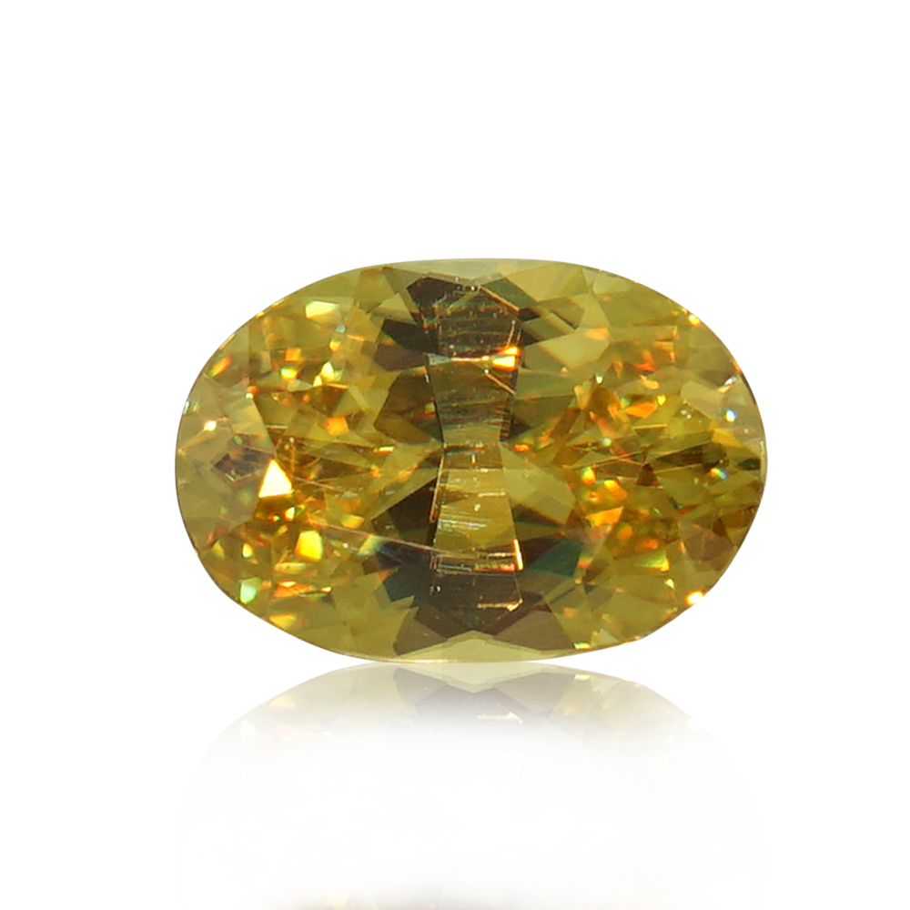0.71 ct Yellow Sphene - Oval