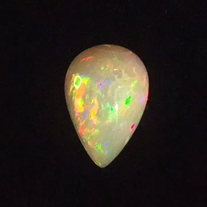 6.70 ct White Opal - Pear