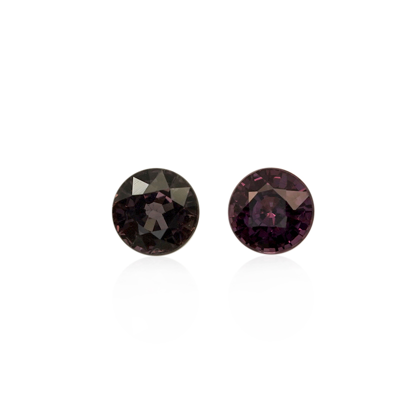 1.12 ct Purple Sapphire-Color Change - Round