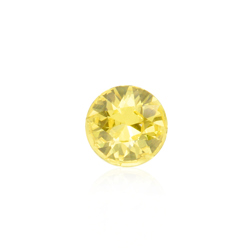 0.78 ct Yellow Sapphire - Round