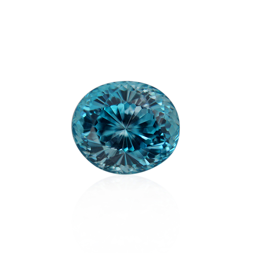 4.75 ct Blue Zircon - Oval