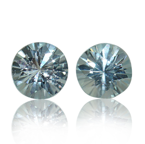 0.74 ct Blue Zircon - Round