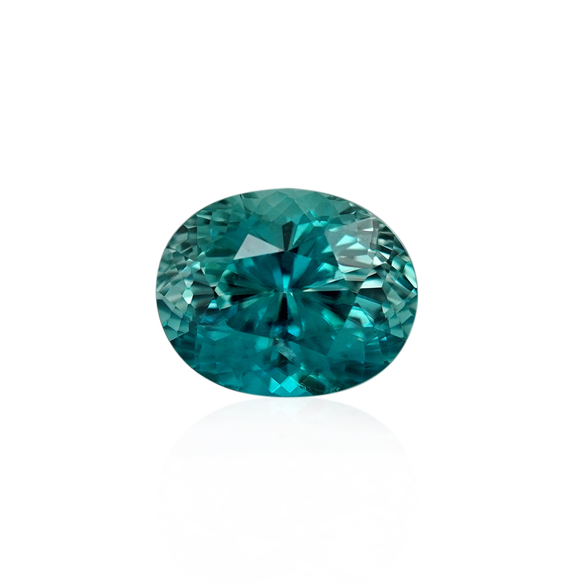 2.74 ct Blue Zircon - Oval