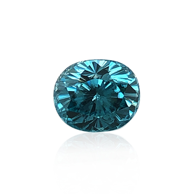 5.16 ct Blue Zircon - Oval