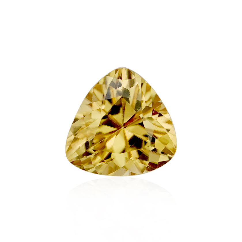 2.20 ct Yellow Zircon - Trillion