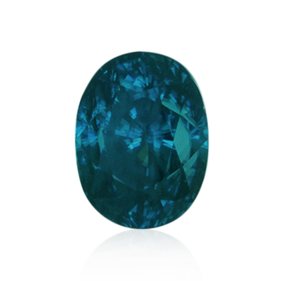 10.97 ct Blue Zircon - Oval