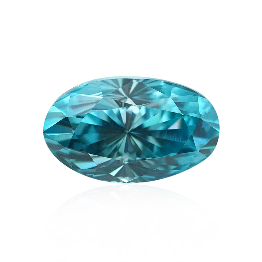 5.26 ct Blue Zircon - Oval