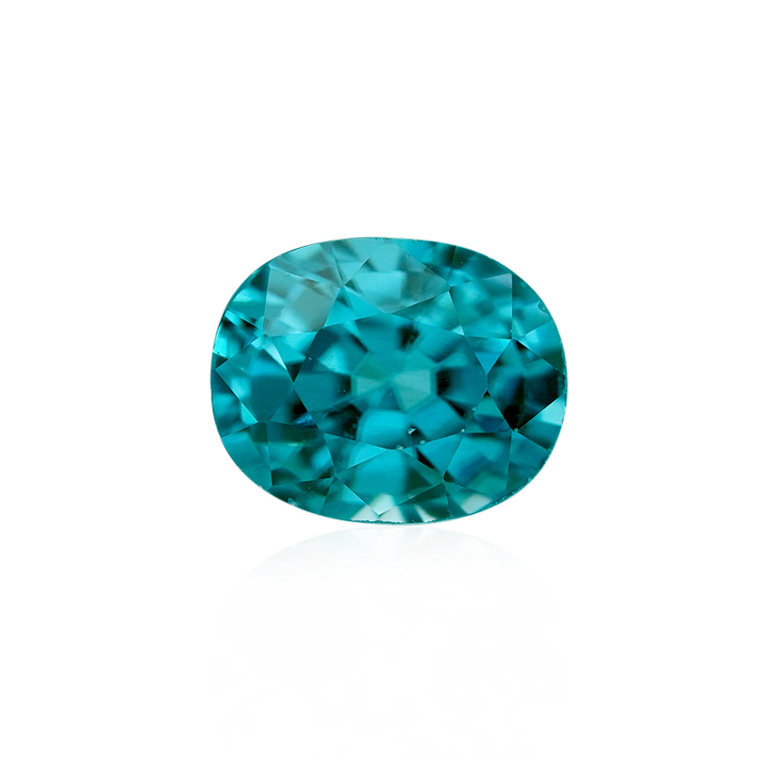 3.22 ct Blue Zircon - Oval