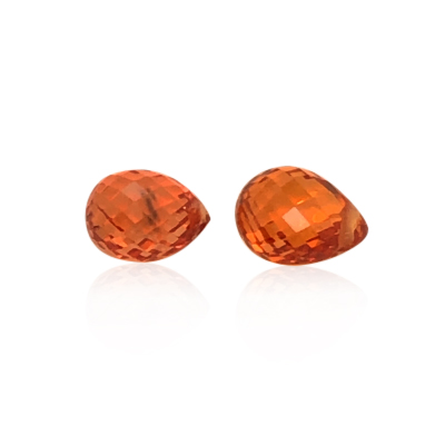 1.52 ct Orange Sapphire - Briolette