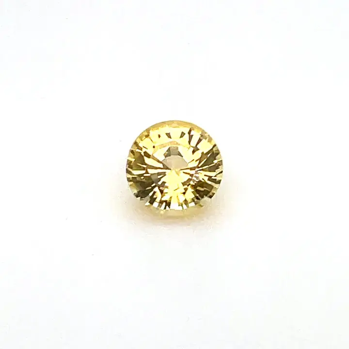 0.91 ct Yellow Sapphire - Round