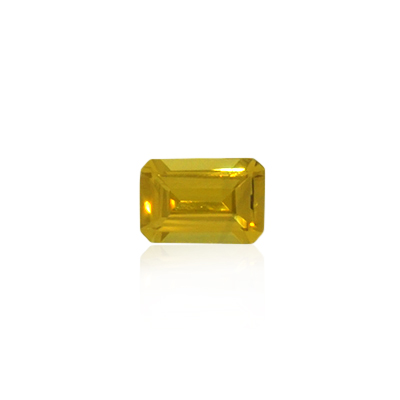 1.09 ct Yellow Sapphire - Emerald Cut