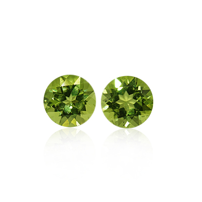 3.23 ct Green Peridot - Round