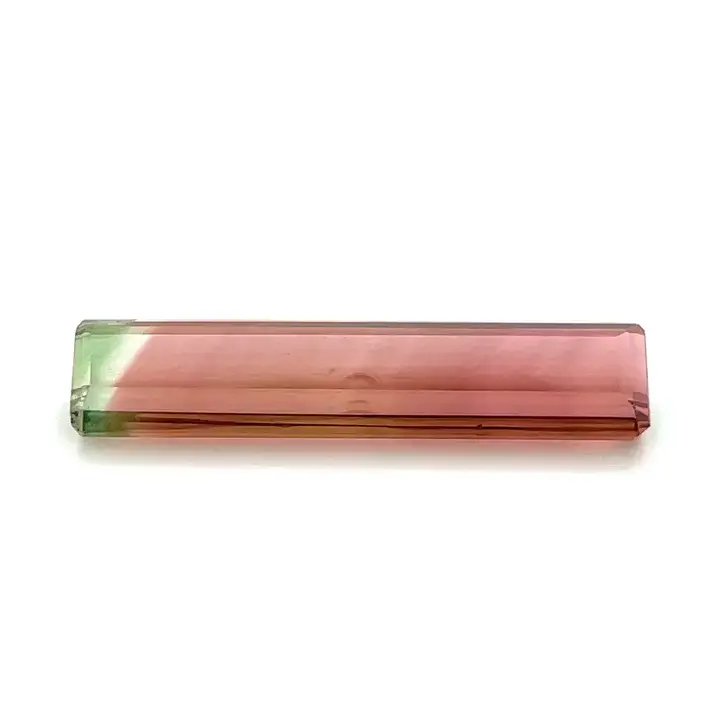 8.85 ct Bi-color Tourmaline - Emerald Cut