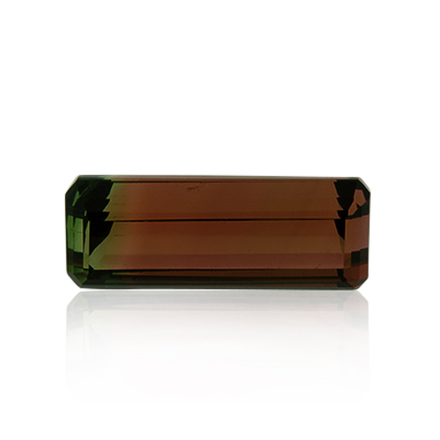18.77 ct Bi-color Tourmaline - Cushion