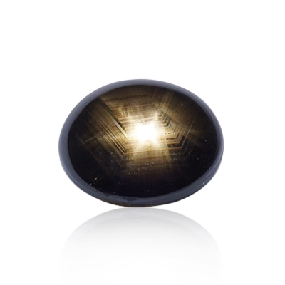 20.81 ct Black Sapphire-Star - Cabochon