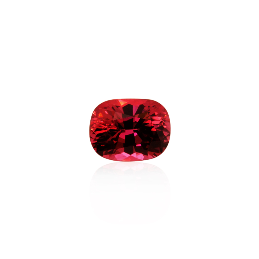 0.66 ct Red Spinel - Cushion
