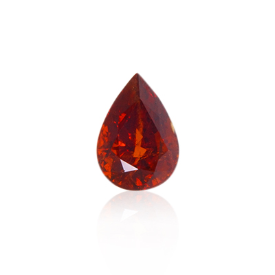 2.92 ct Orange Garnet-Spessartite - Pear