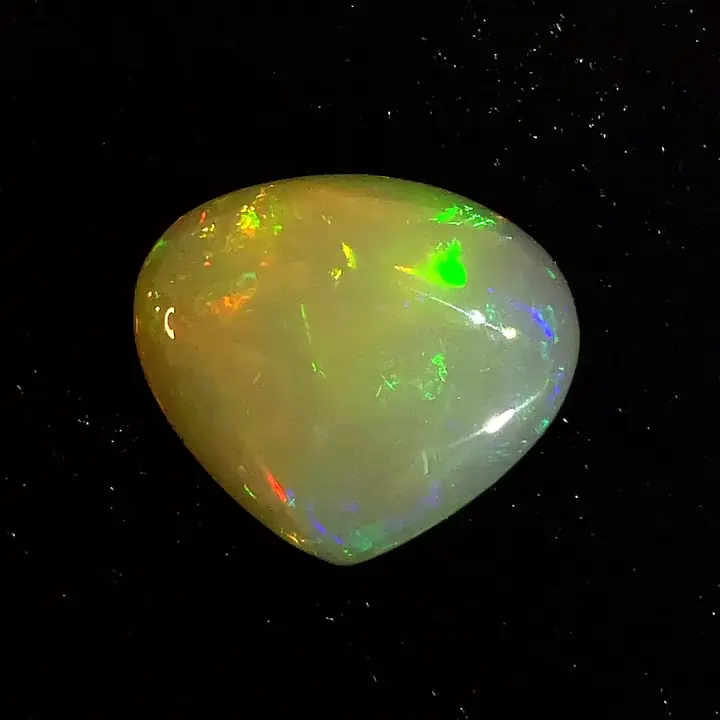 6.36 ct Colorless Opal - Pear