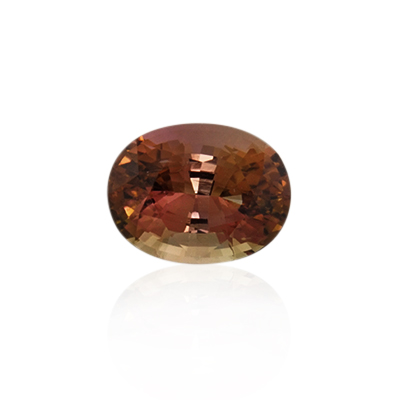3.27 ct Bi-color Tourmaline - Oval