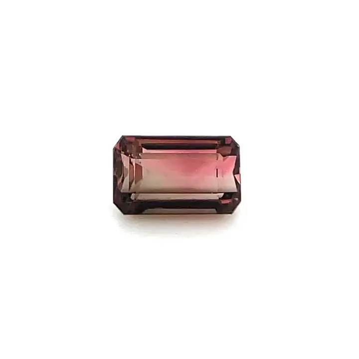 2.92 ct Bi-color Tourmaline - Emerald Cut