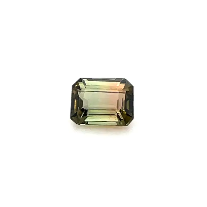1.95 ct Bi-color Tourmaline - Emerald Cut