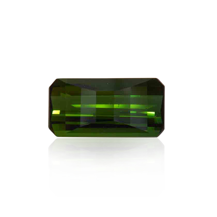 4.39 ct Green Tourmaline - Rectangle