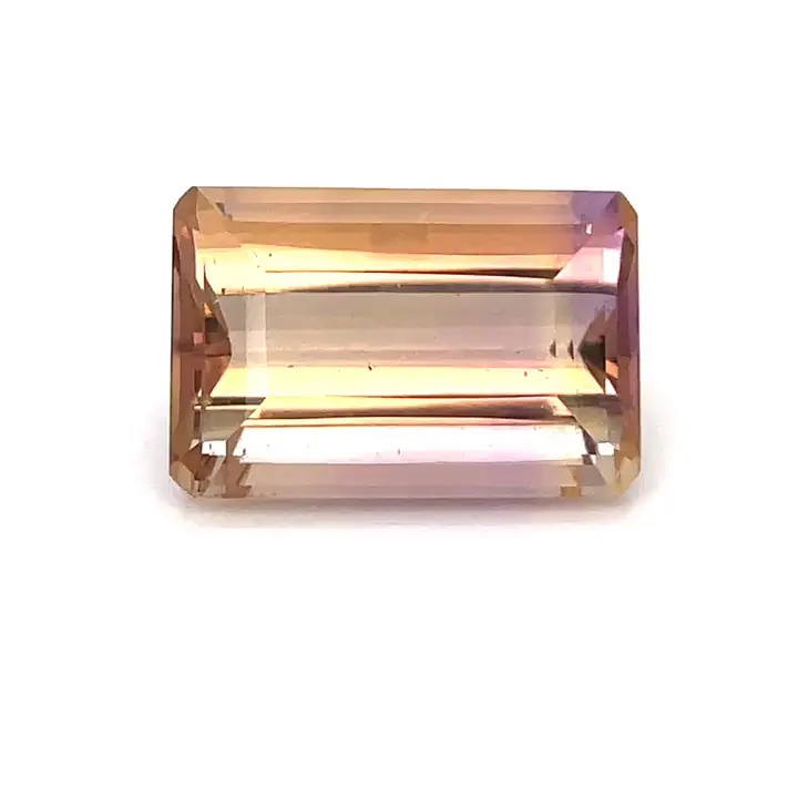 9.99 ct Orange Ametrine - Emerald Cut