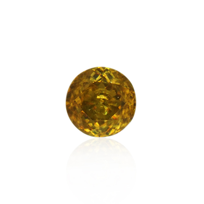1.09 ct Yellow Sphene - Round