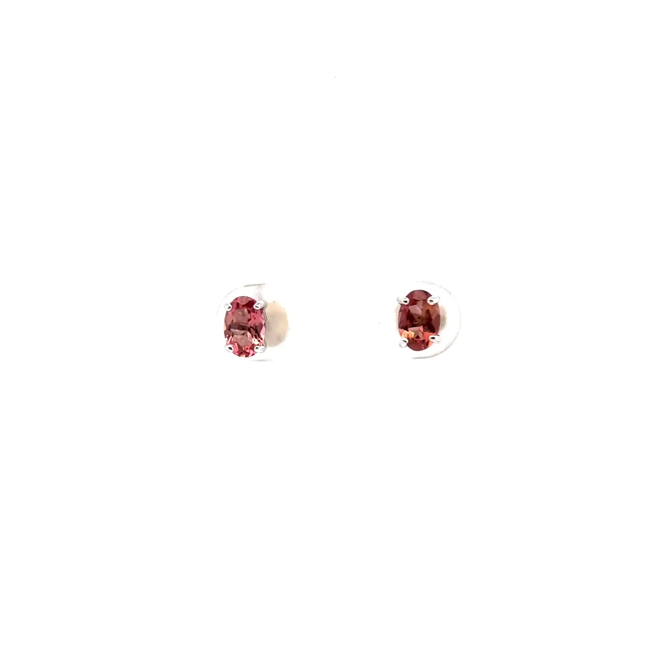14kt White Gold Tourmaline Earrings