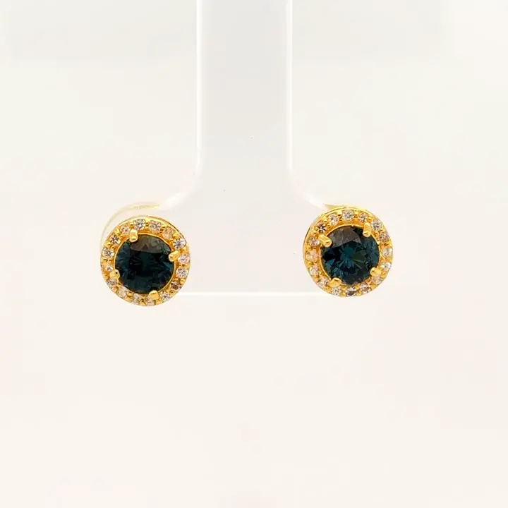 14kt Yellow Gold Spinel Earrings
