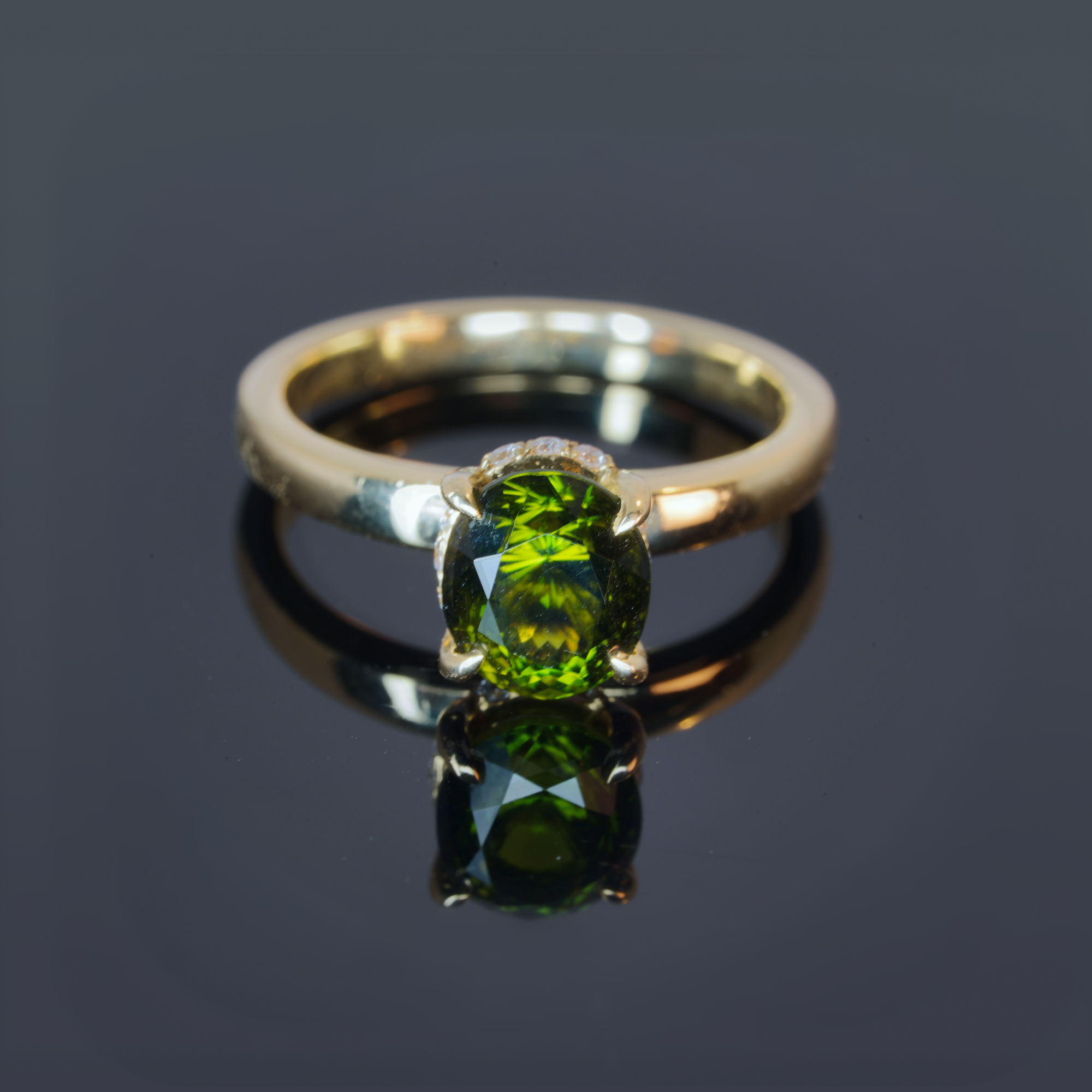 14kt Yellow Gold Tourmaline Ring